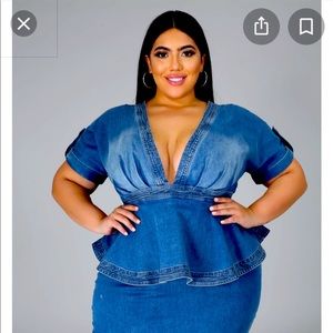 L’atis plus denim dress